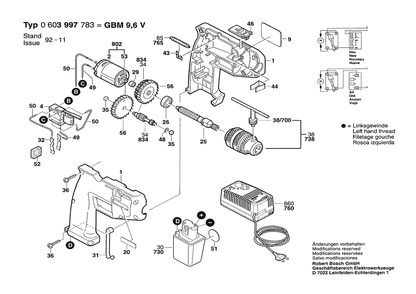 Part Location Diagram of 2607200294 Bosch On-Off Switch