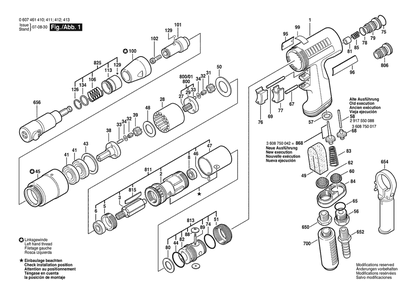 Part Location Diagram of 3605125050 Bosch Gear Housing