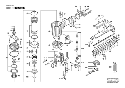 Part Location Diagram of 2610005299 Bosch Screw