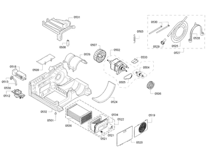Part Location Diagram of 11059921 Bosch COVER