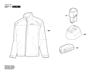 Diagram Diagram and Parts List for GHJ12V-2 1 600 A01 Z4W Bosch Miscellaneous