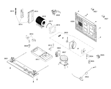 Part Location Diagram of 00750135 Bosch CONTROL UNIT