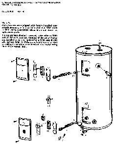 Replacement Parts Diagram and Parts List for 153316460  Kenmore Water Heater