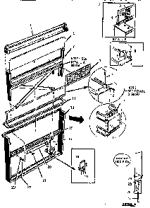 Replacement Parts Diagram and Parts List for CV2230N  Thermador Range Hood