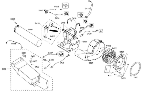 Motor/heater Diagram and Parts List for WTMC5321US 05 Bosch Dryer