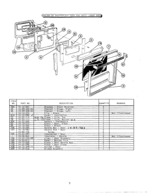 09 - DOOR Diagram and Parts List for CMT-19SERVICECODEH&UP  Bosch Microwave Oven Combo