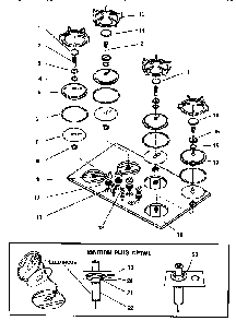 Section 1 Diagram and Parts List for GGSCV36  Thermador Cooktop