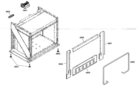 Inside Parts Diagram and Parts List for PRL364EDH03  Thermador Range