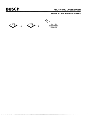 08 - MANUALS & MISCELLANEOUS ITEMS Diagram and Parts List for HBL456AUC(FD8202-)  Bosch Wall Oven