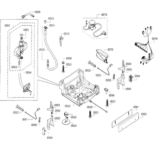 Part Location Diagram of 00773796 Bosch CASE-BOTTOM