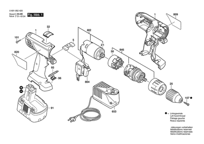 Part Location Diagram of 2606316180 Bosch Pinion