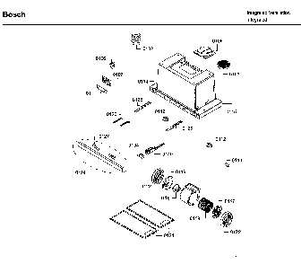 Part Location Diagram of 12029533 Bosch PC BOARD