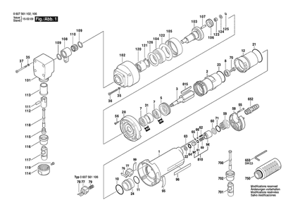 Part Location Diagram of 2606122001 Bosch Tool ECCENTRIC ASSEMBLY