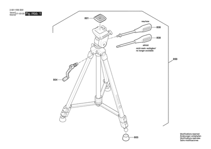 Part Location Diagram of 1618C0110Z Bosch Tool ADAPTER