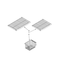 Freezer Shelf Parts Diagram and Parts List for KBUDT4265E 04 Thermador Refrigerator