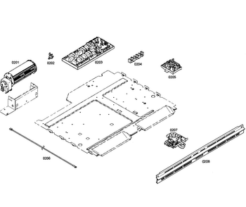 Pcb's Assy Diagram and Parts List for HBL5660UC 04 Bosch Wall Oven