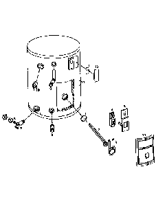 Replacement Parts Diagram and Parts List for 153327031  Kenmore Water Heater