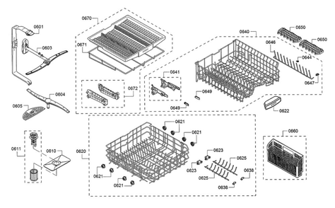 Part Location Diagram of 18038233 Bosch BROCHURE
