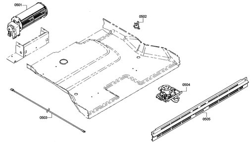 Part Location Diagram of 00646656 Bosch CABLE HARNESS