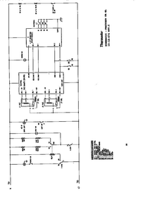 Schematic Diagram and Parts List for PRDS486GDL  Thermador Range