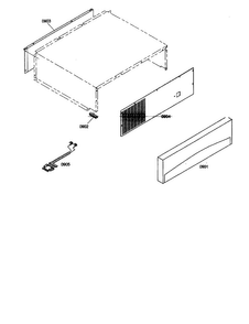 Back Panel Diagram and Parts List for KBURT3665E01  Thermador Refrigerator