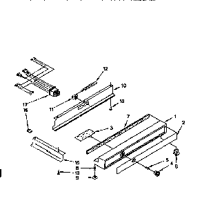 Refrigerator Control Panel Diagram and Parts List for TSS48DAW-06  Thermador Refrigerator