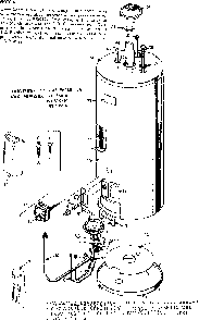 Replacement Parts Diagram and Parts List for 153335010 87 MODEL Kenmore Water Heater