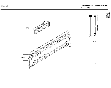 Control panel Diagram and Parts List for SHX9PT55UC B4 Bosch Dishwasher