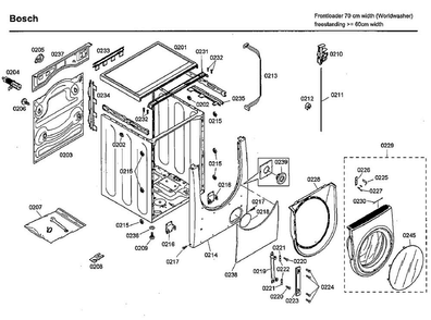 Part Location Diagram of 00609218 Bosch CABLE HARNESS