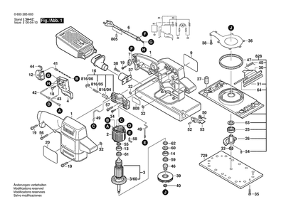 Part Location Diagram of 2916680033 Bosch Spring Lock Washer