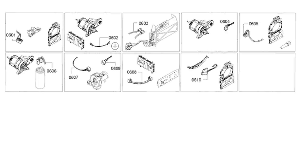 Cable Harness Diagram and Parts List for WTG86400UC 01 Bosch Dryer