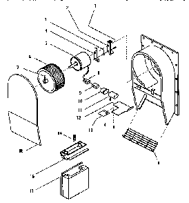 Section 16 Diagram and Parts List for GGSCV36  Thermador Cooktop