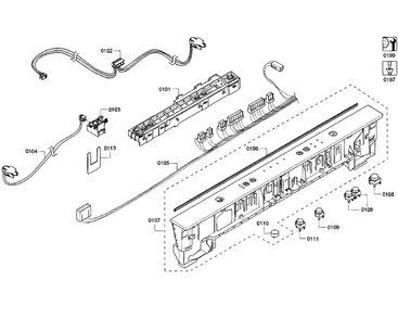 Part Location Diagram of 12005650 Bosch CABLE HARNESS
