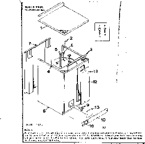 Non-functional Replacement Parts Diagram and Parts List for 153310210  Kenmore Water Heater