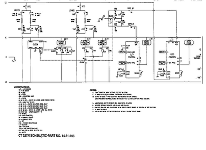 Wiring Diagram and Parts List for CT127N  Thermador Wall Oven