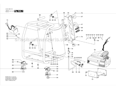 Part Location Diagram of 1619P03120 Bosch Cover