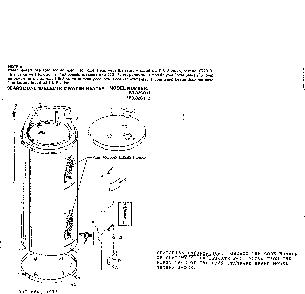 Non-functional Replacement Parts Diagram and Parts List for 153326113  Kenmore Water Heater