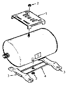 Water Tank Diagram and Parts List for 153291000  Kenmore Water Heater