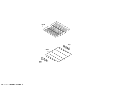 Diagram 6 Diagram and Parts List for SGX68U55UC-D5  Bosch Dishwasher