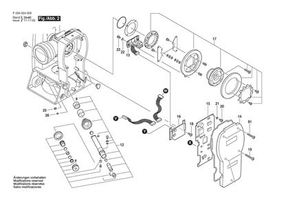 Section 2 Diagram and Parts List for 56-DGT10 F034054300 Bosch Miscellaneous