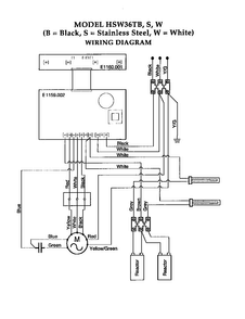 Wiring Diagram Diagram and Parts List for HSW  Thermador Range Hood