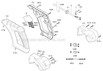Part Location Diagram of 1619P03833 Bosch Tool SCREW