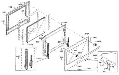 Part Location Diagram of 00798844 Bosch HANDLE-DOOR