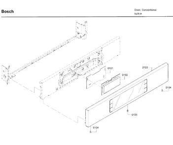 Part Location Diagram of 11005325 Bosch PANEL FACIA