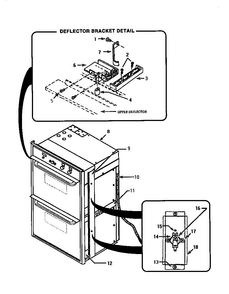 Main Body Diagram and Parts List for CT227N-01  Thermador Wall Oven