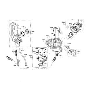 Valve Assy Diagram and Parts List for SHP53T55UC 02 Bosch Dishwasher