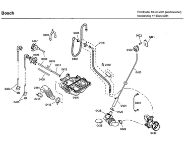 Pump Diagram and Parts List for WFMC4301UC 13 Bosch Washer