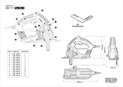 Part Location Diagram of 2604460297 Bosch Power Supply Cord Aus 240v 2,6m 2 X 0,75mm H05 Vv-F