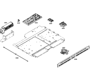 Pcb's Assy Diagram and Parts List for HBL3560UC 03 Bosch Wall Oven