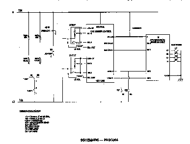 Schematic Diagram Diagram and Parts List for PRSG304  Thermador Range
